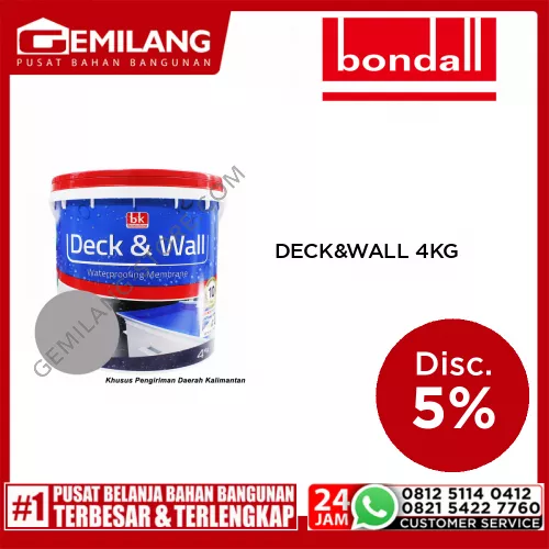 BONDALL DECK AND WALL ABU-ABU 4kg