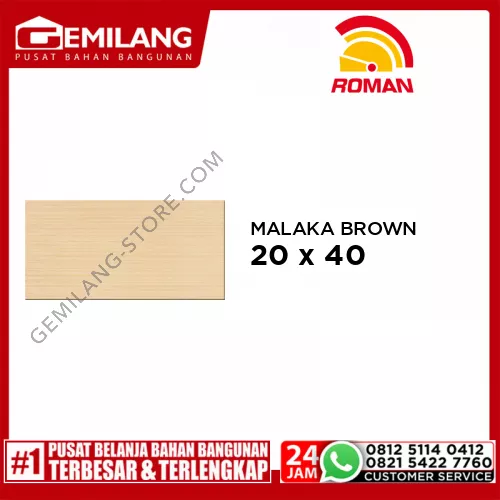 ROMAN MALAKA BROWN (W40540) 20 x 40