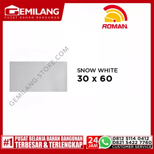ROMAN SNOW WHITE (W63106) 30 x 60