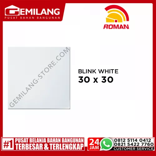 ROMAN BLINK WHITE (33206P) 30 x 30