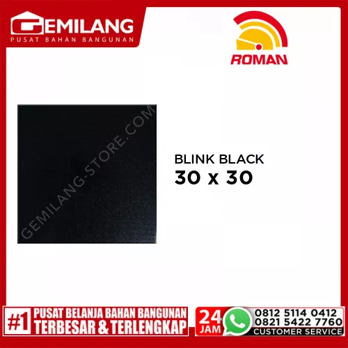 ROMAN BLINK BLACK (33209P) 30 x 30
