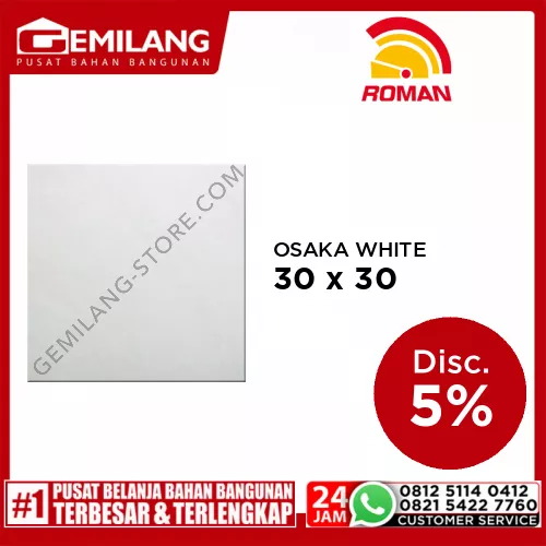 ROMAN OSAKA WHITE (G337200) 30 x 30