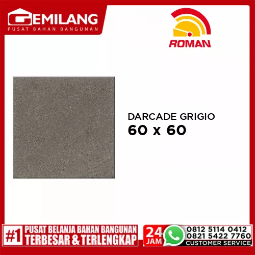 ROMAN GRANIT DARCADE GRIGIO (GT602407R) 60 x 60