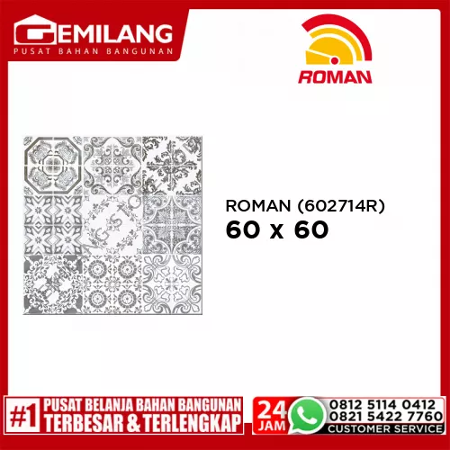 ROMAN GRANIT DDUTCH GREY (GTA602714R) 60 x 60