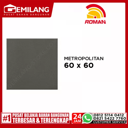 ROMAN GRANIT METROPOLITAN NOIR KW B (GT605103CR) 60 x 60