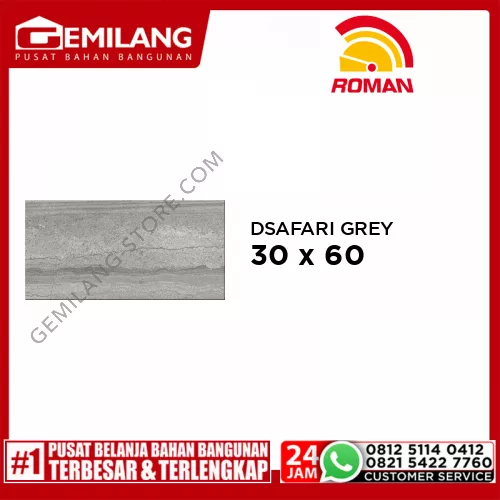 ROMAN GRANIT DSAFARI GREY KW B (GT632604R) 30 x 60