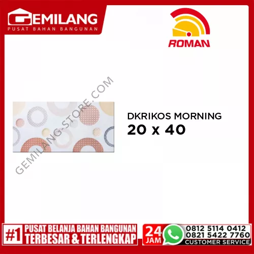 ROMAN DKRIKOS MORNING (W40722) 20 x 40