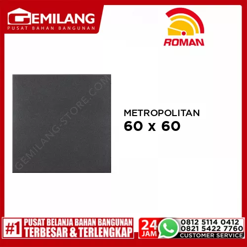 ROMAN GRANIT METROPOLITAN BLACK (GT602103CR) 60 x 60