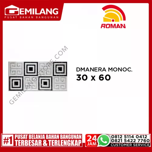 ROMAN DMANERA MONOCHROME (W63725R) 30 x 60