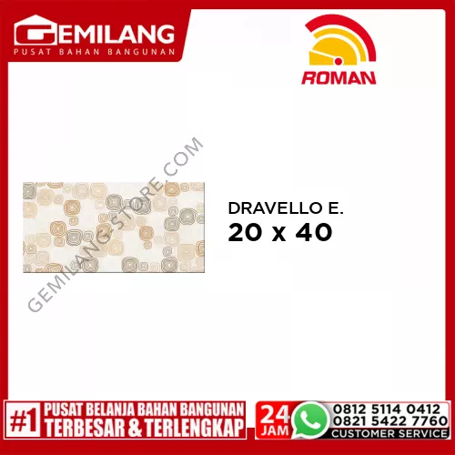 ROMAN DRAVELLO EMPRESS (W40336) 20 x 40