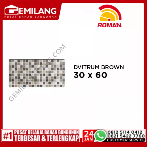 ROMAN DVITRUM BROWN (W63747R) 30 x 60