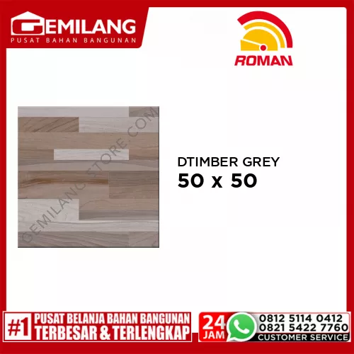 ROMAN DTIMBER GREY (G557391) 50 x 50