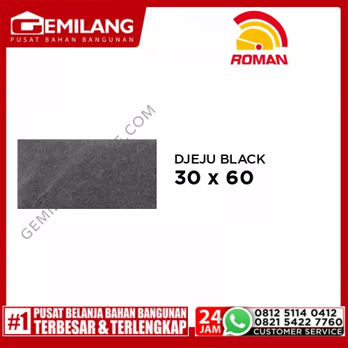 ROMAN GRANIT DJEJU BLACK KW B (GT632802R) 30 x 60