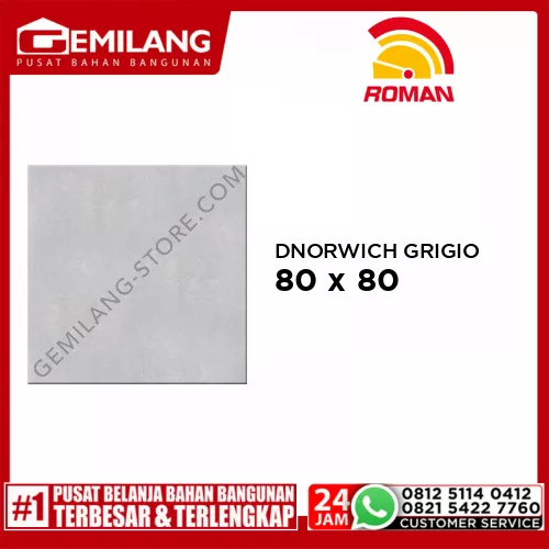 ROMAN GRANIT DNORWICH GRIGIO (GT802511R) 80 x 80