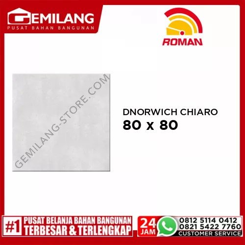 ROMAN GRANIT DNORWICH CHIARO (GT802510R) 80 x 80