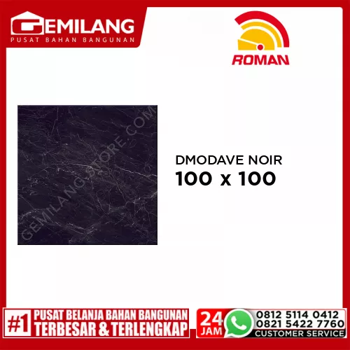 ROMAN GRANIT DMODAVE NOIR (GT1009448FR) 100 x 100