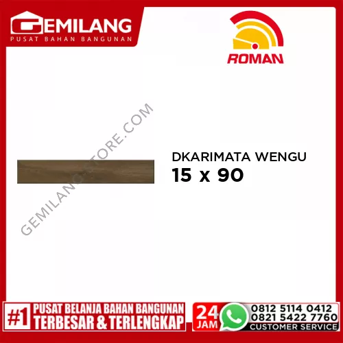 ROMAN GRANIT DKARIMATA WENGUE (GT915530R) 15 x 90