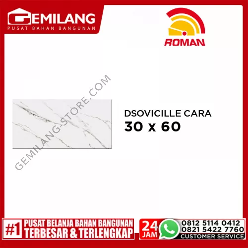ROMAN GRANIT DSOVICILLE CARARRA (GT639751FR) 30 x 60