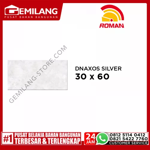 ROMAN GRANIT DNAXOS SILVER (GT639758FR) 30 x 60