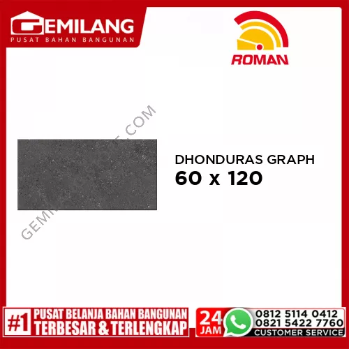 ROMAN GRANIT DHONDURAS GRAPHITE (GT1269872FR) 60 x 120