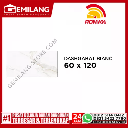 ROMAN GRANIT DASHGABAT BIANCO (GT1269860FR) 60 x 120