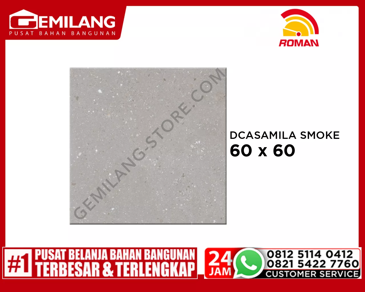 ROMAN GRANIT DCASAMILA SMOKE (GT603526R) 60 x 60
