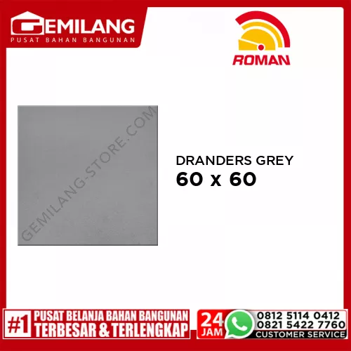 ROMAN GRANIT DRANDERS GREY (GT605533R) 60 x 60