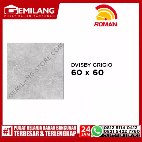 ROMAN GRANIT DVISBY GRIGIO (GT609881FR) 60 x 60
