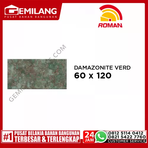 ROMAN GRANIT DAMAZONITE VERDE (GT1269477FR) 60 x 120