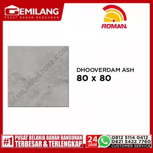 ROMAN GRANIT DHOOVERDAM ASH (GT802524R) 80 x 80