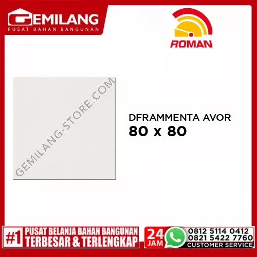 ROMAN GRANIT DFRAMMENTA AVORIO (GT809498FR) 80 x 80