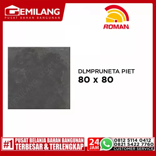 ROMAN GRANIT DLMPRUNETA PIETRA (GT802520R)80 x 80