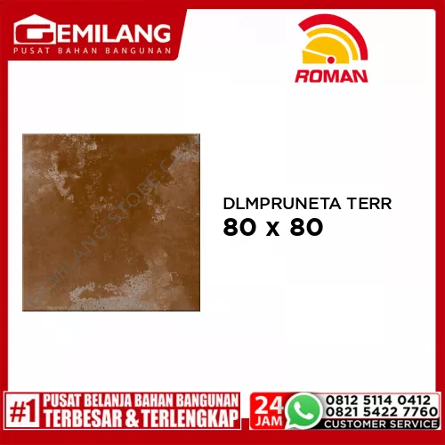 ROMAN GRANIT DLMPRUNETA TERRA (GT802521R) 80 x 80