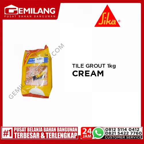 SIKA TILE GROUT CREAM 1kg