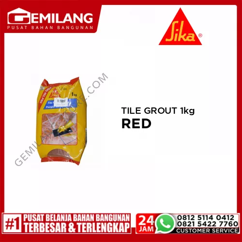 SIKA TILE GROUT RED 1kg