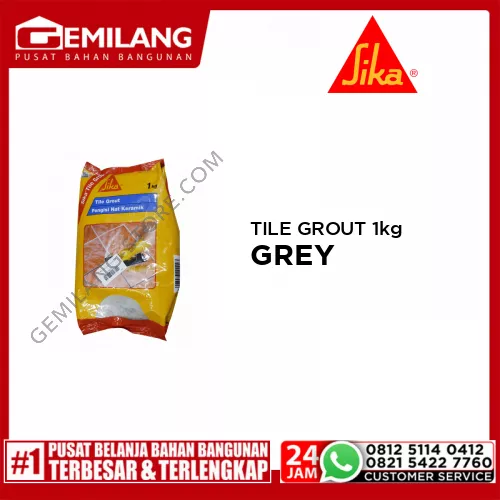 SIKA TILE GROUT GREY 1kg