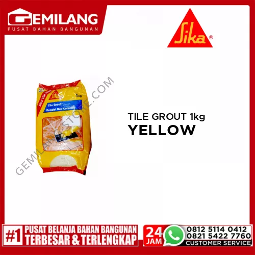 SIKA TILE GROUT YELLOW 1kg