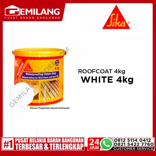 SIKA ROOFCOAT WHITE 4kg