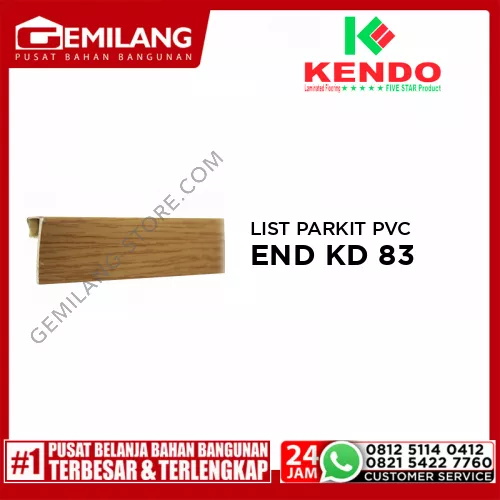 KENDO LIST PARKIT PVC ENDING KD 83