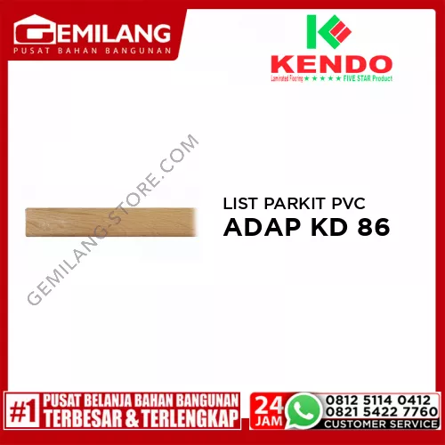 KENDO LIST PARKIT PVC ADAPTASI KD 86