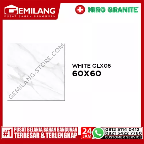 NIRO GRANIT WHITE GLX06 60 x 60