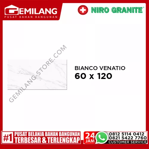 NIRO GRANIT BIANCO VENATIO GCI01 60 x 120