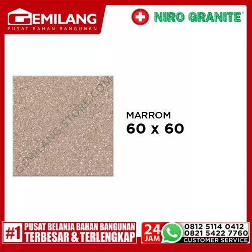 NIRO GRANIT MARROM GNL05 60 x 60