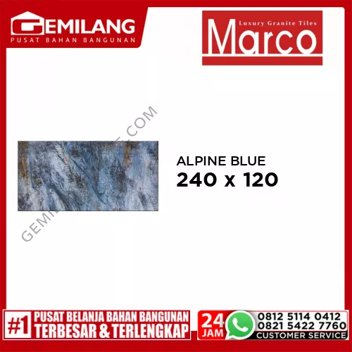MARCO GRANIT ALPINE BLUE BJS24099L08-C 240 x 120