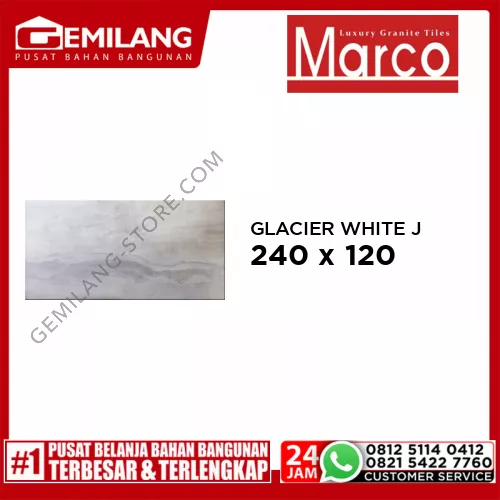MARCO GRANIT GLACIER WHITE JADE 1224YBYL914 240 x 120