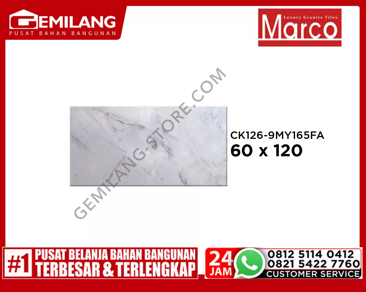 MARCO GRANIT CK126-9MY165FA (2.16m) 60 x 120