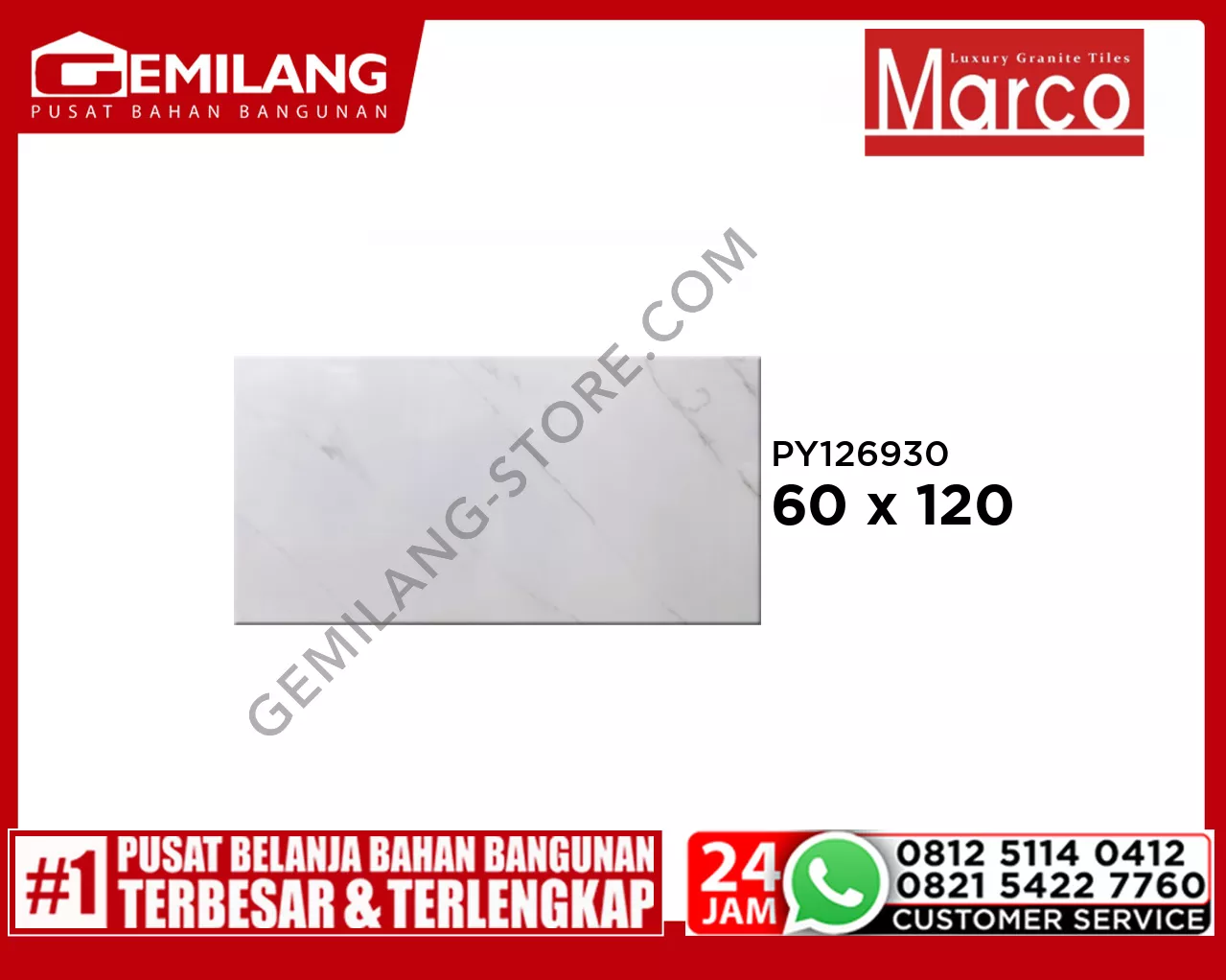 MARCO GRANIT PY126930 (2.16m) 60 x 120