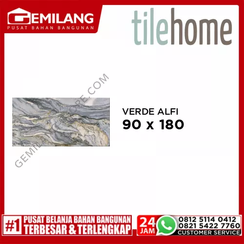 TILEHOME GRANIT VERDE ALFI RK189H203B 90 x 180