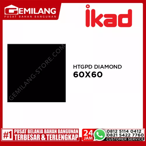 IKAD GRANIT HTGPD DIAMOND BLACK 60 x 60