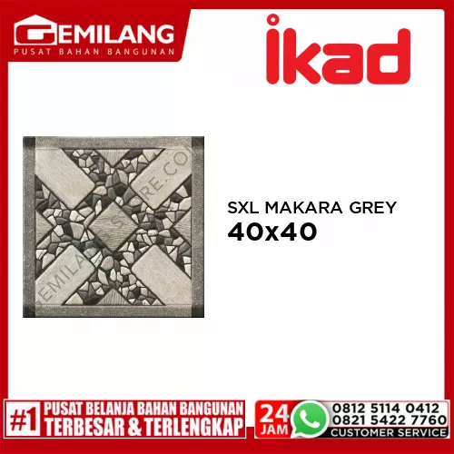 IKAD SXL MAKARA GREY 40 x 40